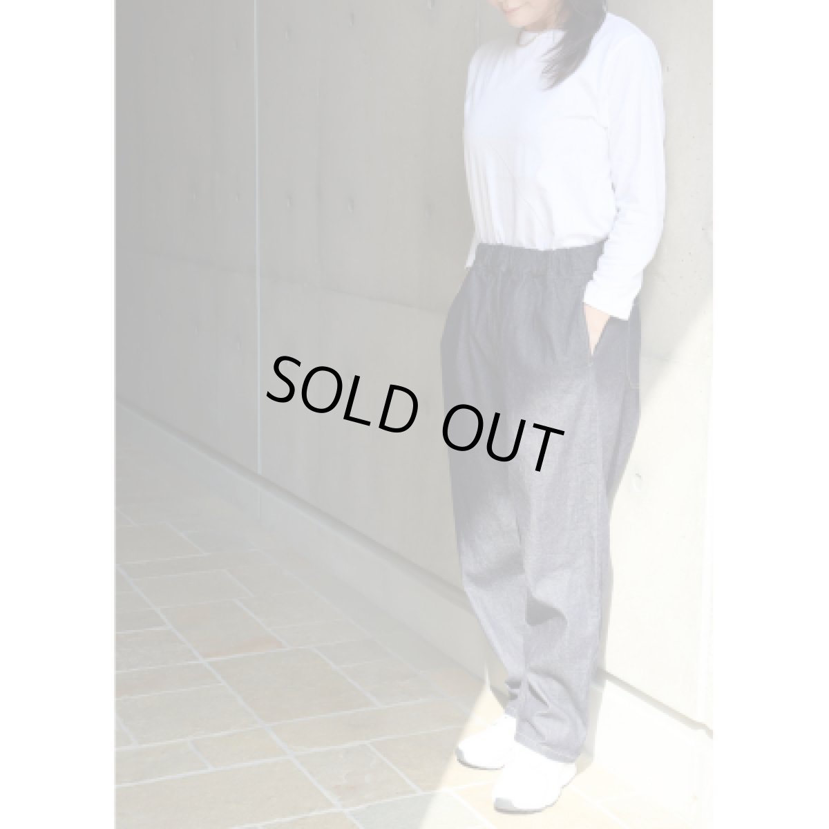 画像1: 【NARU FACTORY】8オンスムラデニムコージーパンツ (1)