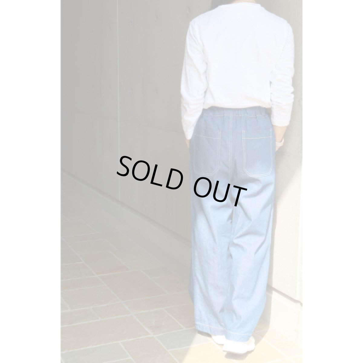 画像2: 【NARU FACTORY】8オンスムラデニム ベイカーパンツ (2)