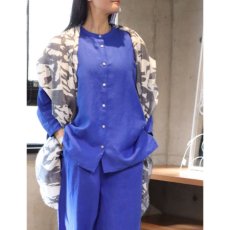 画像2: 【Crescendo Yonezawa】シルクカシミヤプリントストール (2)