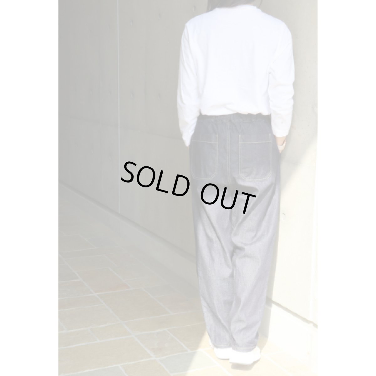 画像6: 【NARU FACTORY】8オンスムラデニムコージーパンツ (6)