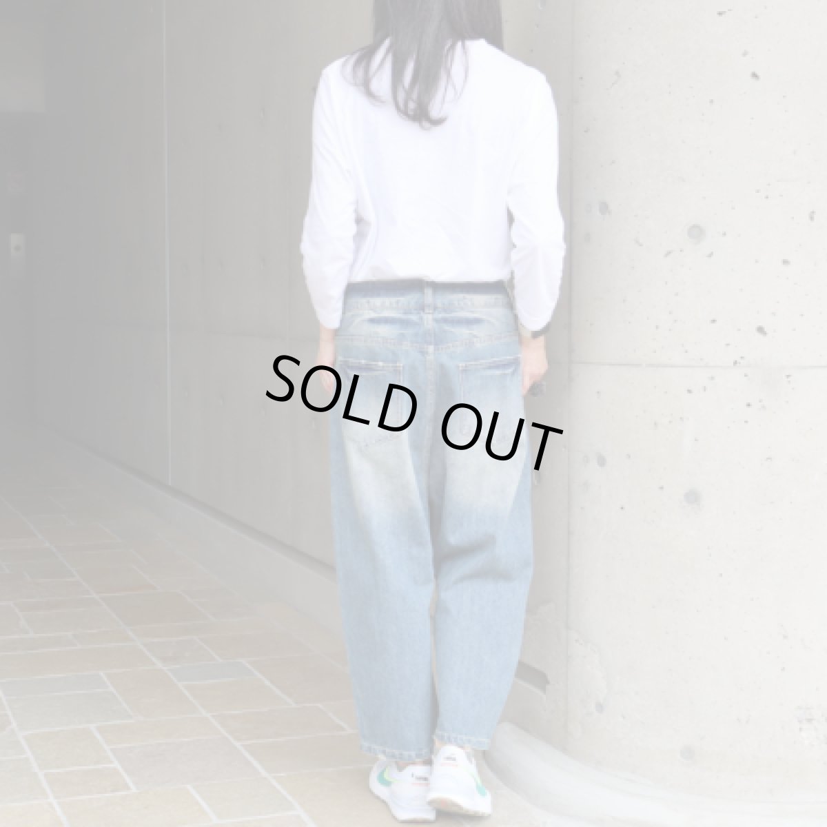 画像4: 【08Mab】デニムサルエルパンツ (4)