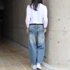 画像2: 【08Mab】デニムサルエルパンツ (2)