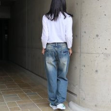 画像2: 【08Mab】デニムストレートパンツ (2)