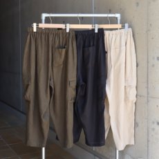 画像2: 【ista_ire】平織リネン istaカーゴパンツ (2)