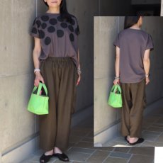 画像3: 【ista_ire】平織リネン istaカーゴパンツ (3)