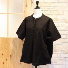 画像2: 【ista-ire】ダリア刺繍多釦ブラウス (2)