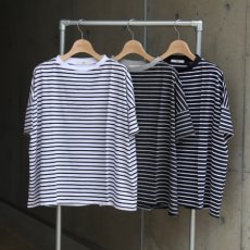 画像3: 【NARU FACTORY】サイロプレミアムボーダー ワイドＴシャツ (3)