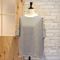 画像5: 【NARU FACTORY】サイロプレミアムボーダー ワイドＴシャツ (5)
