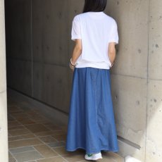 画像2: 【NARU FACTORY】8オンスムラデニム ノッポスカート (2)