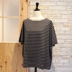 画像7: 【NARU FACTORY】サイロプレミアムボーダー ワイドＴシャツ (7)
