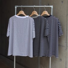 画像4: 【NARU FACTORY】サイロプレミアムボーダー ワイドＴシャツ (4)