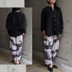 画像5: 【NARU FACTORY】タイダイ染シーチングハンドワッシャー エッグパンツ (5)