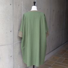 画像5: 【NARU FACTORY】シーチングハンドワッシャーチュニックワンピース (5)