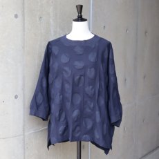 画像2: 【NARU FACTORY】綿麻シーチング塩縮 ワイドT (2)