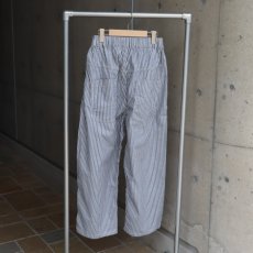 画像2: 【NARU FACTORY】サマーデニムストライプノッポパンツ (2)