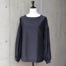 画像3: 【Sorte cuff】コットンシルクボリューム袖ブラウス (3)