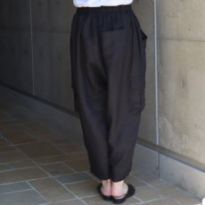画像9: 【ista-ire】平織リネン istaカーゴパンツ (9)