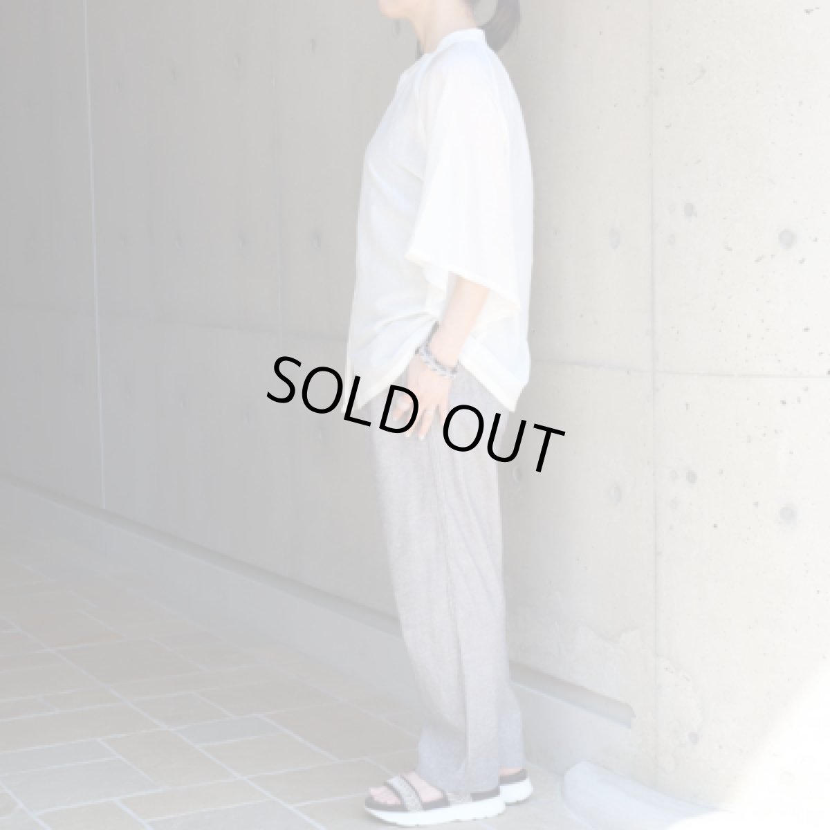 画像9: 【08Mab】コットンシルクラグランスリーブブラウス (9)