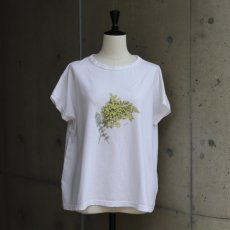 画像2: 【NARU FACTORY】Miltata様コラボ花暦(はなごよみ)プリントミナミシャツ (2)