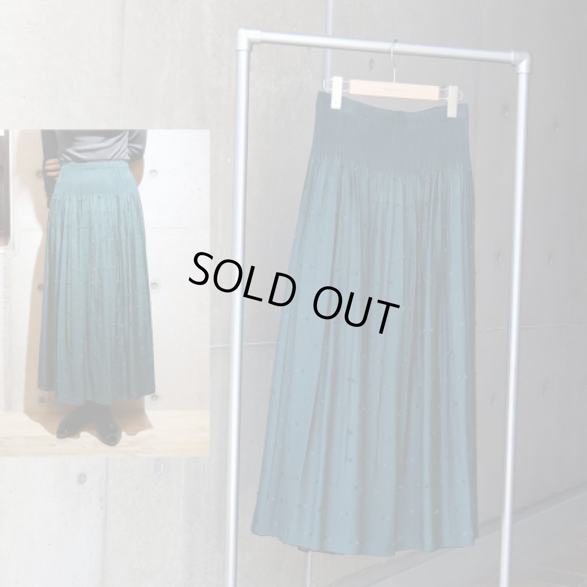 画像6: 【Crescendo Yonezawa】米沢織リバーシブルスカートバイヤス柄 (6)