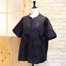 画像8: 【ista-ire】ダリア刺繍多釦ブラウス (8)