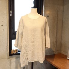 画像4: 【08Mab】リネンシャンブレー　サイドボタンブラウス (4)