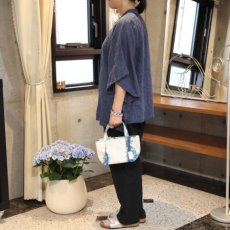 画像5: 【08Mab】リネンシャンブレーラグランスリーブブラウス (5)