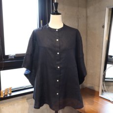画像7: 【08Mab】切り替えスタンド衿ブラウス (7)