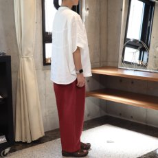 画像2: 【08Mab】切り替えスタンド衿ブラウス (2)