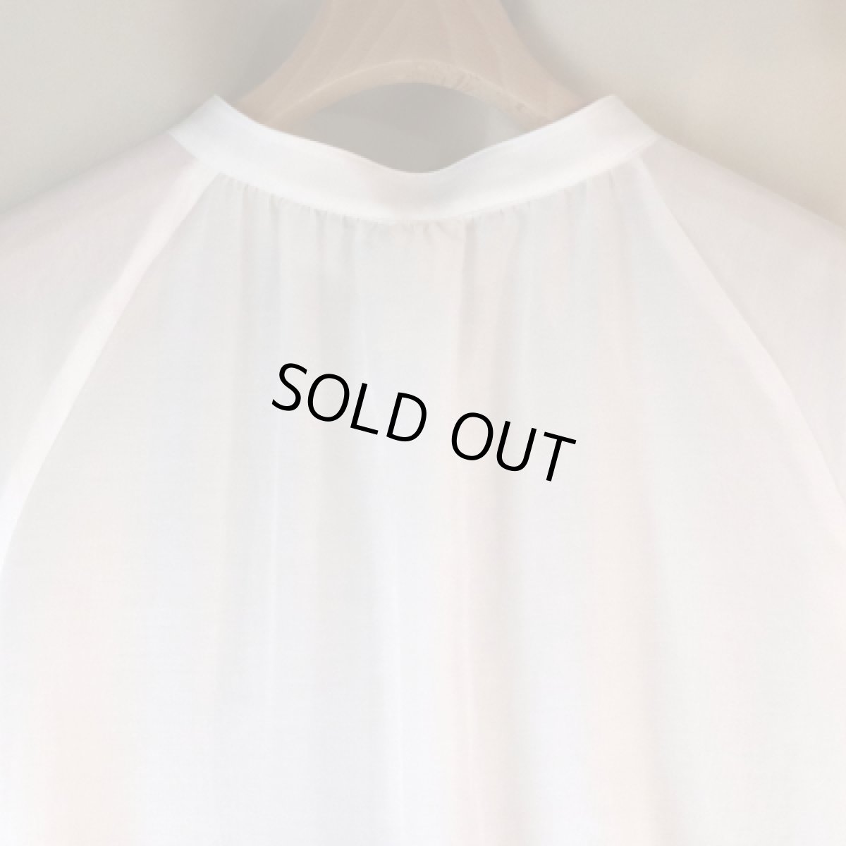 画像4: 【08Mab】コットンシルクラグランスリーブブラウス (4)