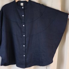 画像7: 【08Mab】切り替えスタンド衿ブラウス (7)