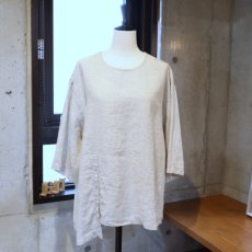 画像7: 【08Mab】リネンシャンブレー　サイドボタンブラウス (7)