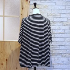 画像10: 【NARU FACTORY】サイロプレミアムボーダー ワイド半袖Ｔシャツ (10)