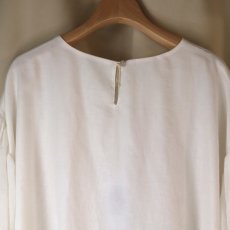 画像8: 【Sorte cuff】コットンシルクボリューム袖ブラウス (8)