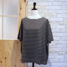 画像7: 【NARU FACTORY】サイロプレミアムボーダー ワイド半袖Ｔシャツ (7)