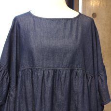 画像5: 【Sorte cuff】コットンデニムワイドブラウス (5)