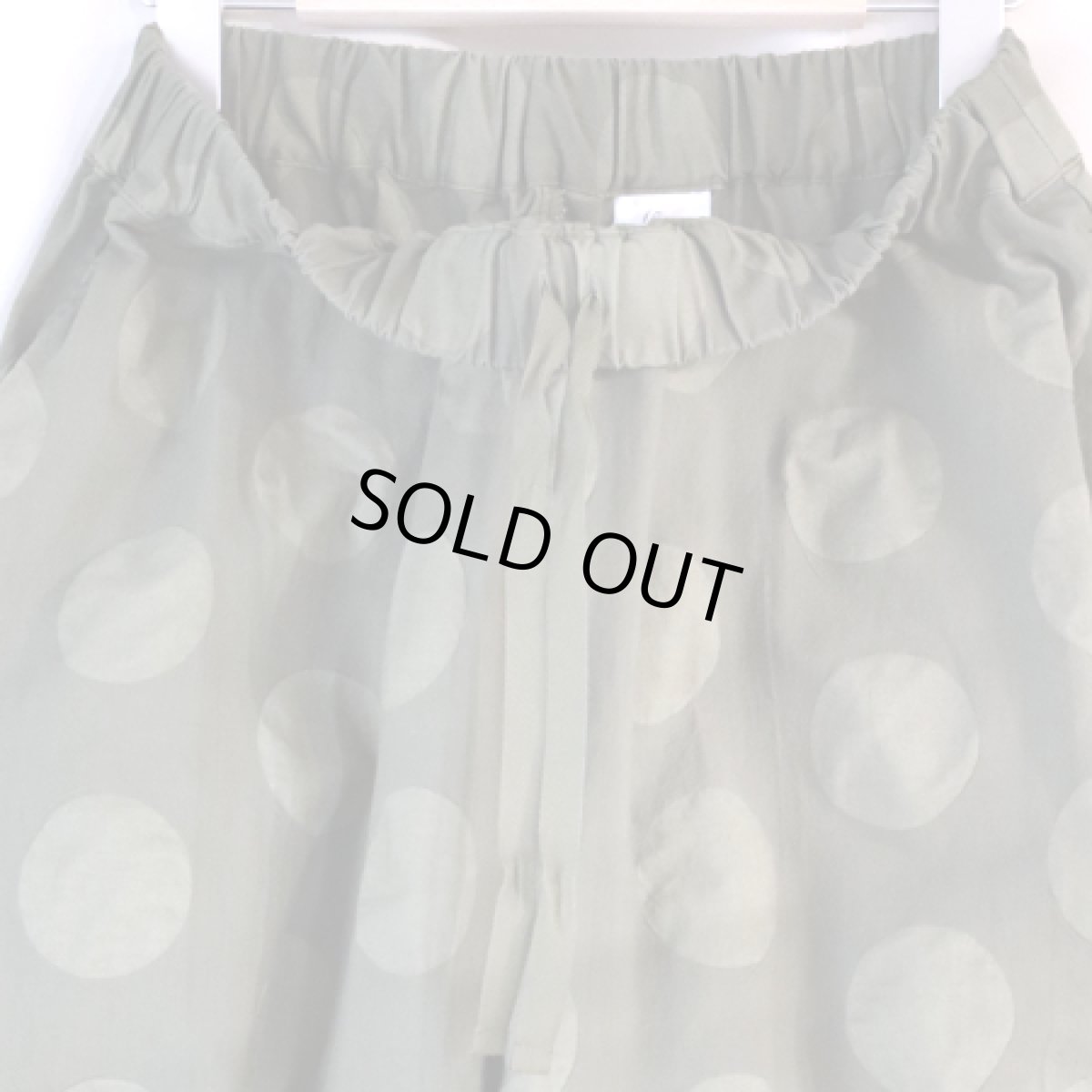 画像4: 【NARU FACTORY】綿麻シーチング塩縮ドットエッグパンツ (4)