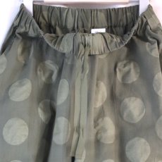 画像7: 【NARU FACTORY】綿麻シーチング塩縮ドットエッグパンツ (7)