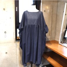 画像5: 【Sorte cuff】コットンデニムワイドワンピース (5)