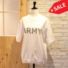 画像1: 20%OFF SALE【NARU FACTORY】アーミーコットン度詰天竺 ARMYプリント半袖Tシャツ (1)