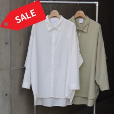 画像1: 20%OFF SALE【ista-ire】サンドウォッシュレギュラーシャツ (1)