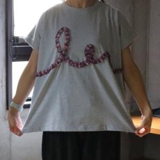 画像4: 【ista-ire】コットンジャージー　チェックフリルTEE (4)