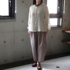 画像1: 【ista-ire】ちび衿ブラウス (1)