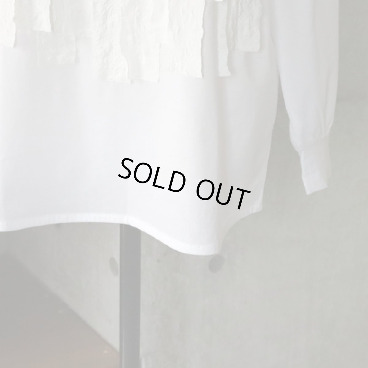 画像6: 20％OFF SALE【ista-ire】ハイゲージ×チェックシアサッカー異素材フリルPO (6)