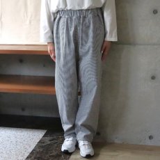画像1: 【NARU FACTORY】先染めヒッコリーコージーパンツ (1)