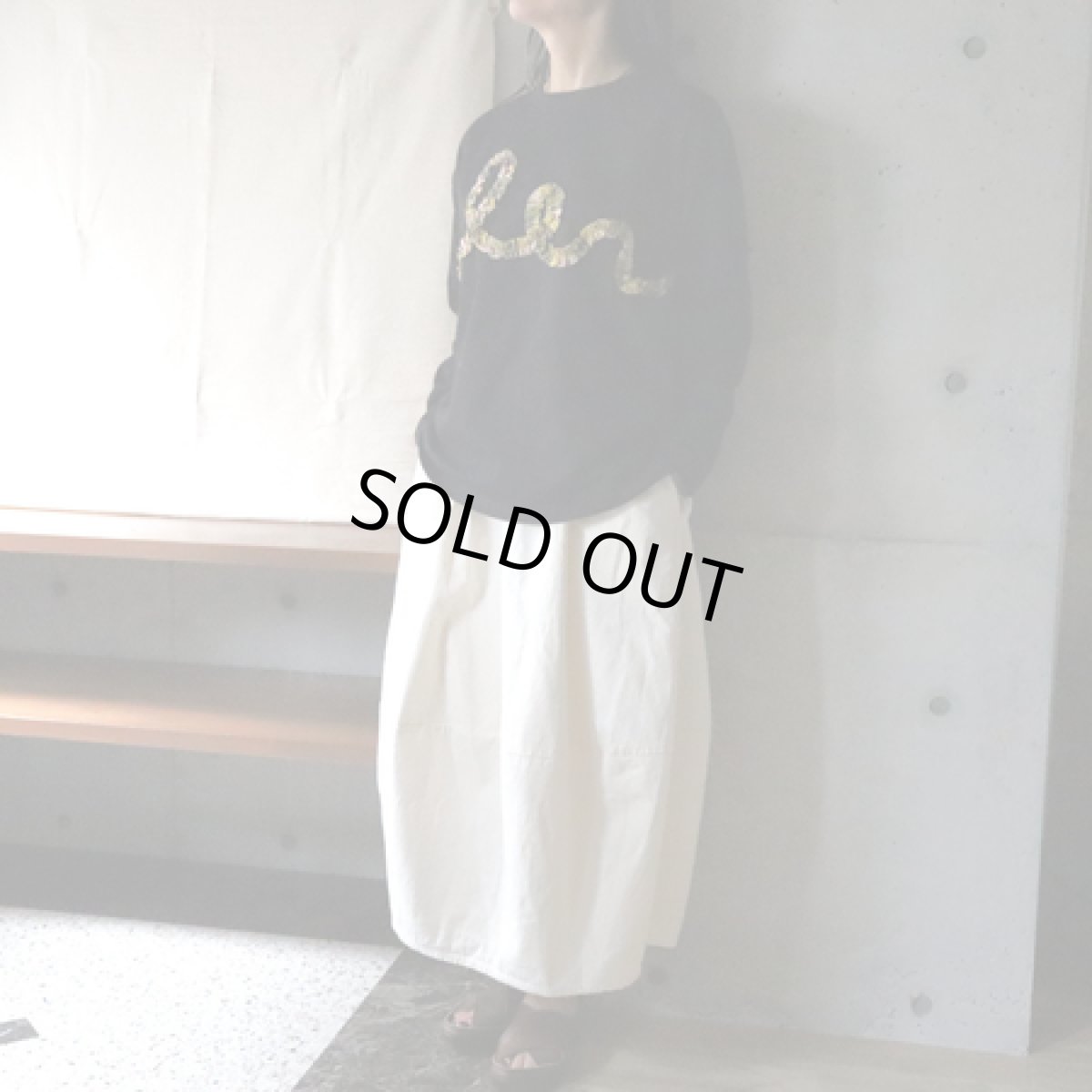 画像9: 20％OFF SALE【ista-ire】強撚フライスチェックフリルロンTEE (9)