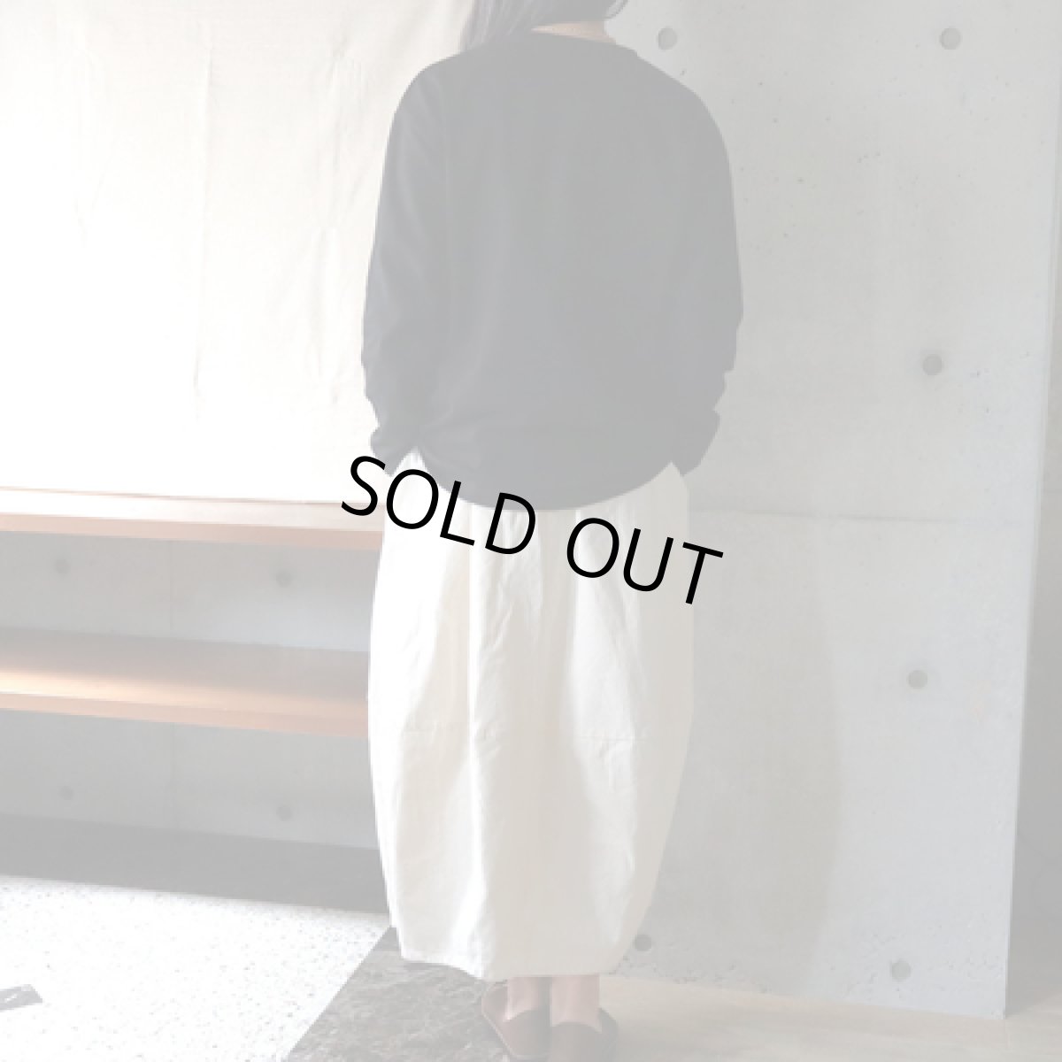 画像11: 20％OFF SALE【ista-ire】強撚フライスチェックフリルロンTEE (11)