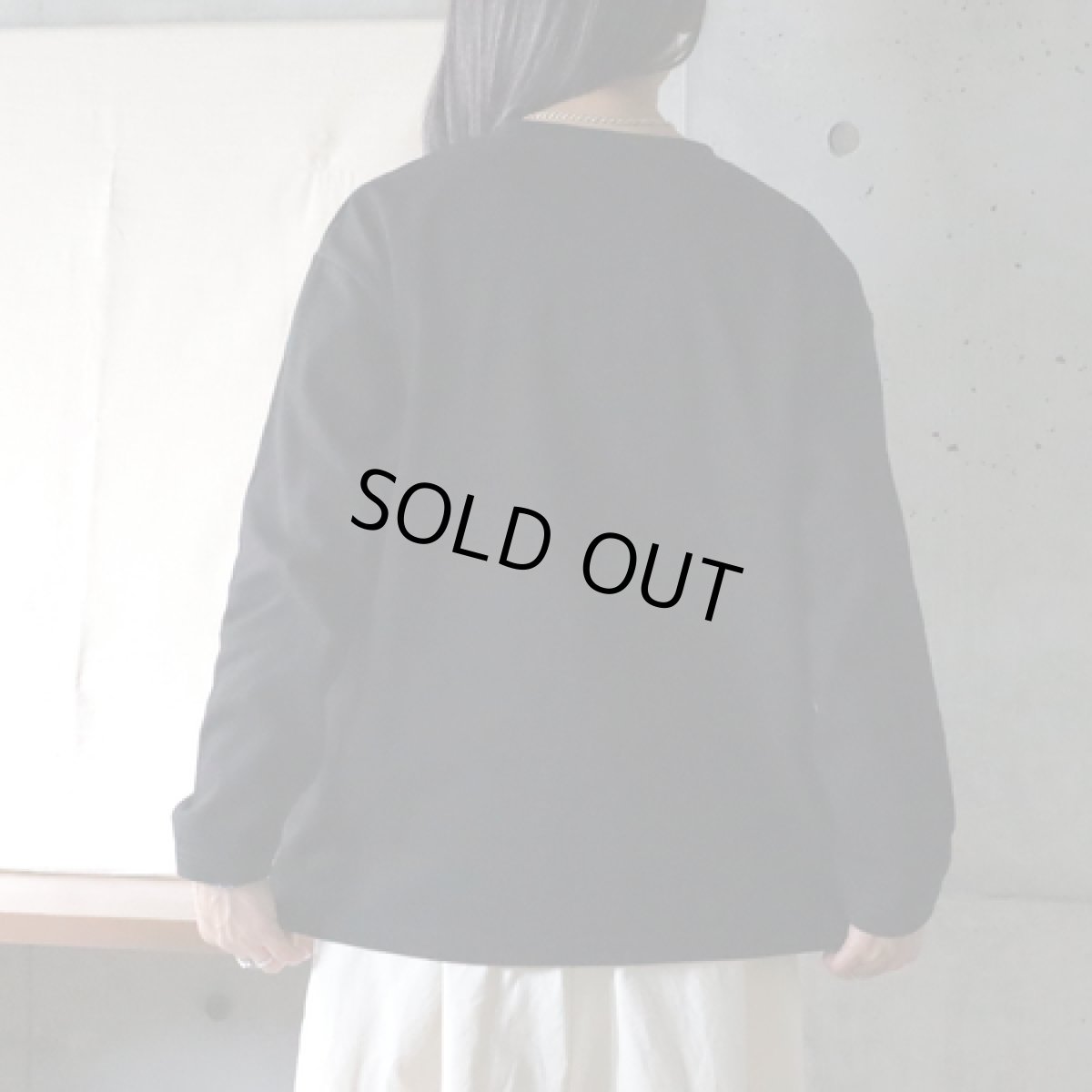 画像3: 20％OFF SALE【ista-ire】強撚フライスチェックフリルロンTEE (3)