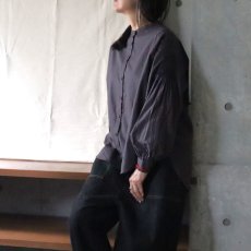 画像1: 【ista-ire】コットンローン　ピンタックシャツ (1)