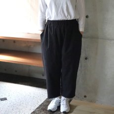 画像4: 【ista-ire】麻調ポプリン　オリーブ柄刺繍istaパンツ (4)
